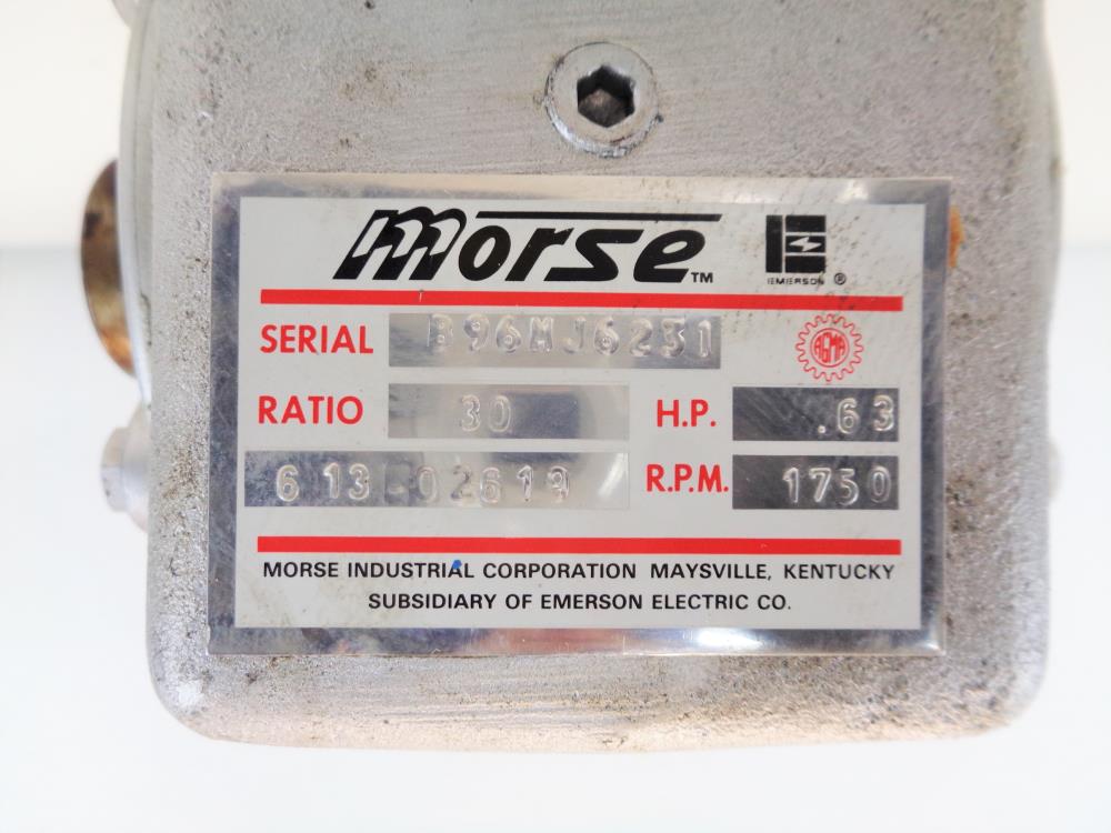 Morse Gearbox, 30:1 Ratio, B96MJ6231, 613-02619